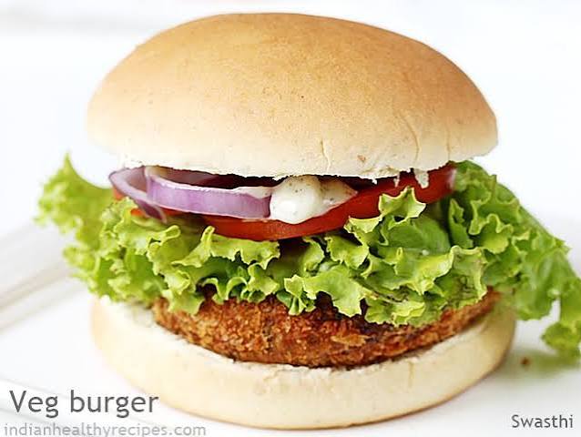 special vegetable burger/ስፔሻል አትክልት በርገር